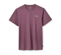 Rab - T-shirt en coton - Stance Mountain Peak Tee Dark Iris pour Homme en Coton - Taille S - Violet Violet S