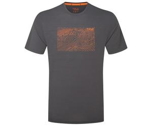 Rab - Syncrino Ridge Tee - Haut en mérinos - XXL - graphene