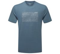 Rab - Syncrino Ridge Tee - Haut en mérinos - XXL - orion blue