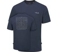 Rab - T-shirt à manches courtes très doux - Crimp Elevation Tee Tempest Blue pour Homme - Taille S - Navy Navy S