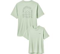 Rab - T-shirt de randonnée stretch et anti-odeurs - Force Cirque Tee W Fig Green pour Femme - Taille L - Vert Vert L