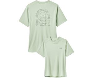 Rab - T-shirt de randonnée stretch et anti-odeurs - Force Cirque Tee W Fig Green pour Femme - Taille S - Vert Vert S