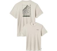 Rab - T-shirt de randonnée stretch et léger - Crimp Esker Tee Pebble pour Homme - Taille M - Gris Gris M