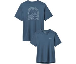 Rab - T-shirt de randonnée stretch et respirant - Force Cirque Tee W Tempest Blue pour Femme - Taille M - Bleu Bleu M