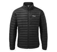 Rab Veste Microlight pour homme - Doudoune légère pour trekking, escalade et ski, Noir, L