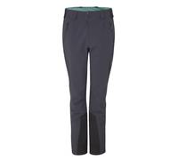 Pantalon softshell RAB Ascendor (Ebony/Eucalyptus) Femme L (14 UK)
