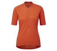 Rab - Women's Cindercrino Zip Tee - Maillot vélo femme Red Grapefruit - S