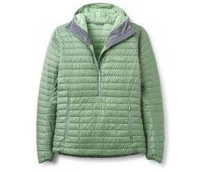 Rab - Women's Microlighter Pullover Hoody - Doudoune - 42 - dark fig green