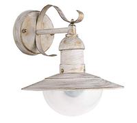 Raba Lux lampe d’extérieur Oslo, Métal Plastique, Antik Weiß, E27 60W