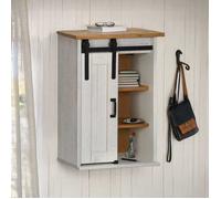 “Rabais""Armoire suspendue/Meuble haut - VIDAXL - HALDEN porte coulissante blanc 49x22,5x70 cm Août41834