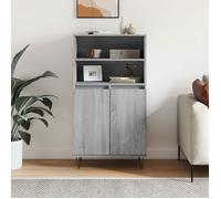 ""Rabais""Buffet haut - CLARENCE - Commode/Buffet de cuisine, Sonoma gris 60x36x110 cm - Bois d'ingénierie NEU8675