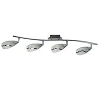 Rabalux 6169 Spot, Verre, E14, Silber, 4-flammig