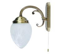 Rabalux Annabella applique murale 1x40 W blanc-laiton 8631