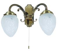 Rabalux Annabella applique murale 2x40 W blanc-laiton 8632