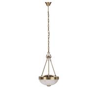 Rabalux Annabella lampe suspendue 2x60 W blanc-laiton 8637