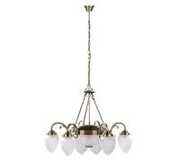 Rabalux Annabella lampe suspendue x60 W blanc-laiton 8636