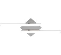 Rabalux Antonia applique murale 4x6 W blanc-chrome 5896