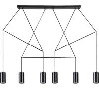 Rabalux Aslaug lampe suspendue 6x50 W noir 72018