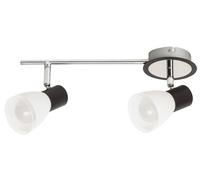 Rabalux Ati plafonnier 2x40 W blanc-noir 5977