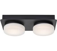 Rabalux Attichus plafonnier 2x11 W blanc-noir 75002