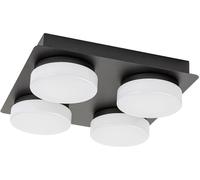 Rabalux Attichus plafonnier 4x21 W blanc-noir 75004