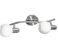 Rabalux Aurel plafonnier 2x40 W blanc-chrome-satin 6342