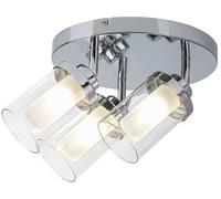 Rabalux Aviva plafonnier 3x28 W chrome-verre opalisé 5088