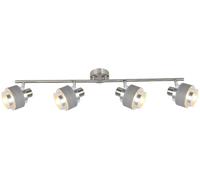 Rabalux Basil plafonnier 4x10 W chrome-gris-satin 5382