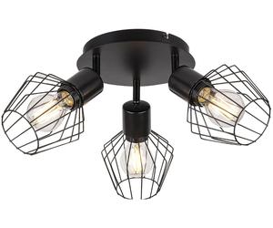 Rabalux Belano plafonnier 3x40 W noir 3536