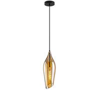 Rabalux Bellini lampe suspendue 1x60 W noir-ambre 72201