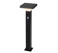 Rabalux Black garden solar LED luminaire avec détecteur de mouvement Geleen 4W IP44 50cm 77045