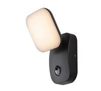 Rabalux Black Luminaire LED avec détecteur de mouvement Odiel 12W IP44 77058