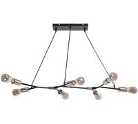 Rabalux Branwen lampe suspendue x25 W noir-chrome 72027