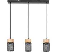 Rabalux Callum lampe suspendue 3x25 W noir-bois 72043