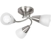 Rabalux Connor plafonnier 3x40 W chrome-satin-verre opalisé 5690