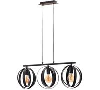 Rabalux Cortado lampe suspendue 3x40 W noir 5361