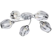 Rabalux Danila plafonnier 5x60 W blanc-chrome-motif 2970