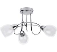 Rabalux Dave plafonnier 3x40 W blanc-chrome 6081