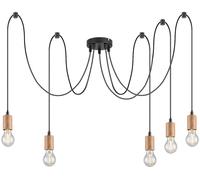 Rabalux Dollien lampe suspendue 5x60 W noir 72075
