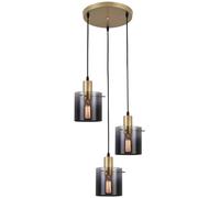 Rabalux Donati lampe suspendue 3x40 W fumé-doré 5223