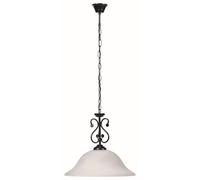 Rabalux Dorothea lampe suspendue 1x60 W blanc-noir 7776