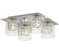 Rabalux Duchess plafonnier 4x40 W chrome-transparent 3115