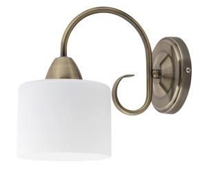 Rabalux Edith applique murale 1x60 W blanc-laiton 7274