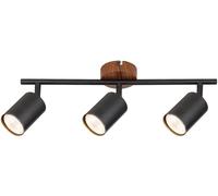 Rabalux Edmund plafonnier 3x25 W noir-bois 5297