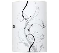 Rabalux Elina applique murale 1x60 W blanc-noir-motif 3691