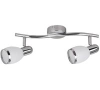 Rabalux Elite plafonnier 2x40 W blanc-chrome 6061
