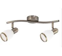 Rabalux Elite plafonnier 2x40 W blanc-marron 5971