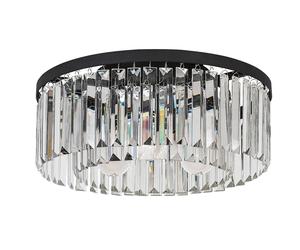 Rabalux Eloisa plafonnier 3x25 W noir-transparent 71093