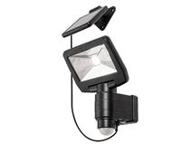 Rabalux Façade noire spot solaire LED avec détecteur de mouvement Dojran 5W IP44 77021