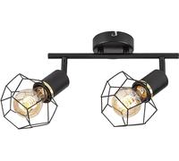 Rabalux Fran plafonnier 2x40 W noir 71066